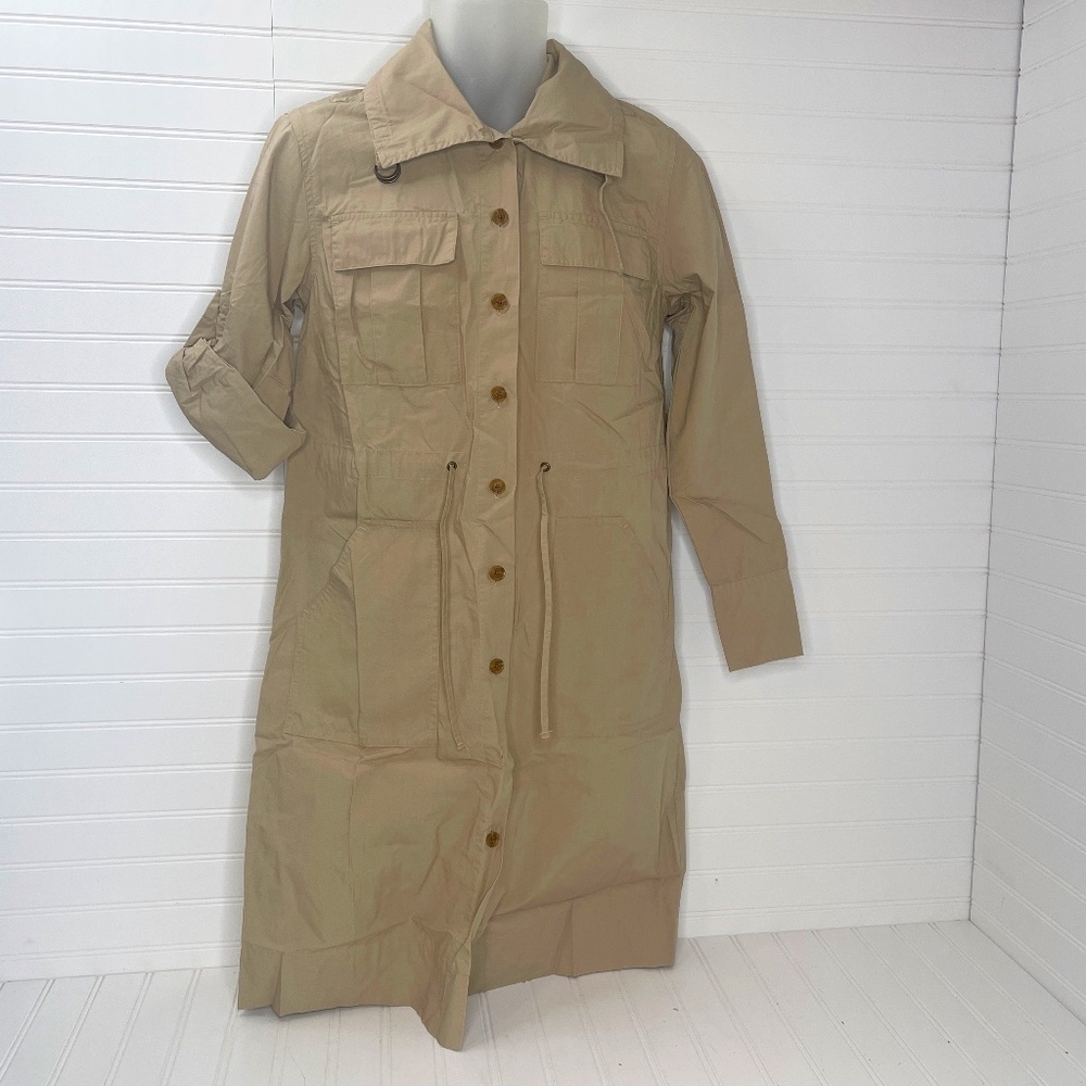 NEW Banana Republic Long Sleeve Shirt Dress XS